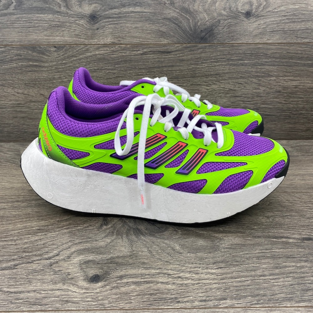 Adidas Adizero Aruku Running Shoes Womens 7.5 Purple JP5566 Swirlfoam Platform